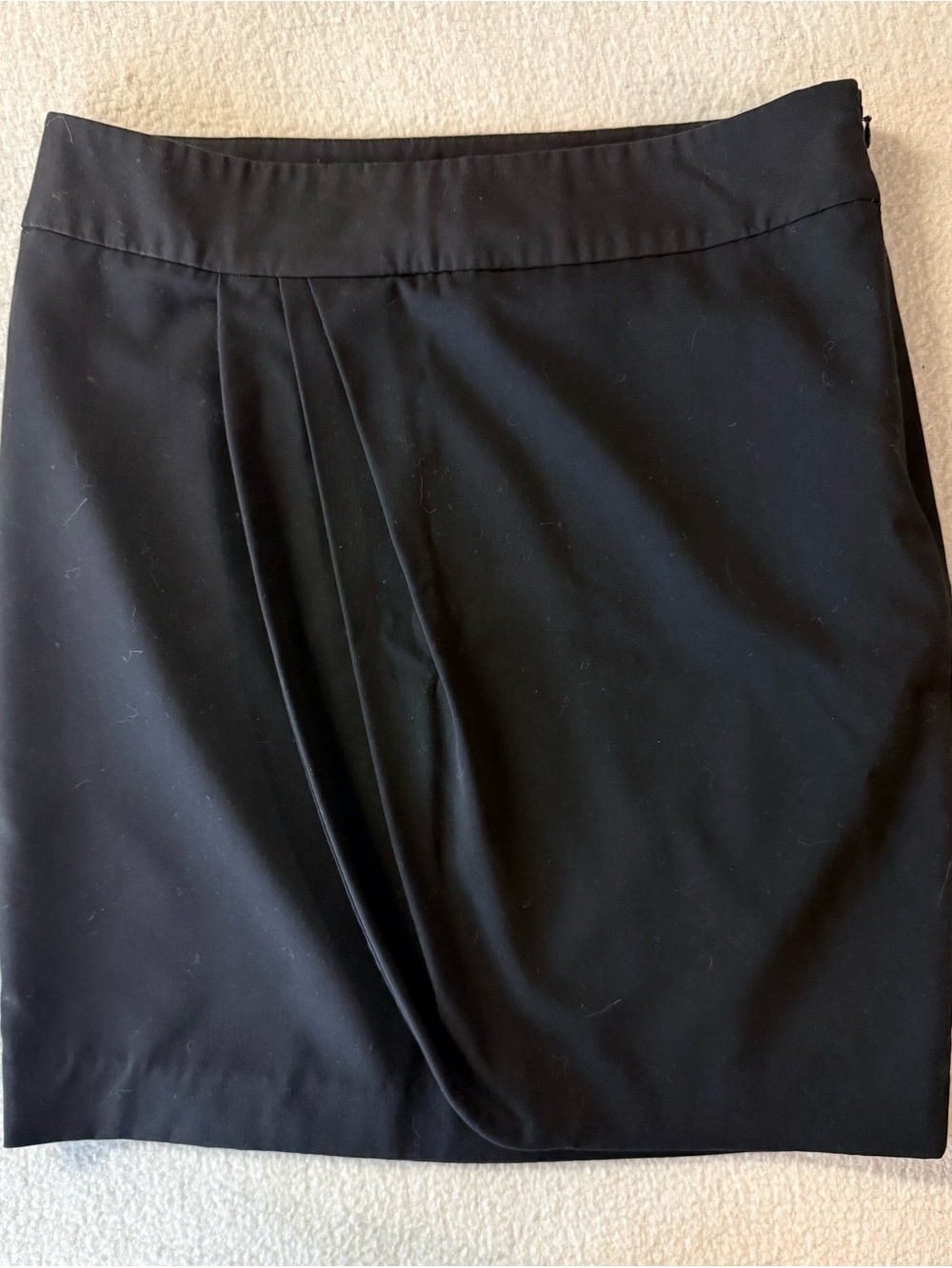 Mossimo Black Pencil Skirt with Front Tuck